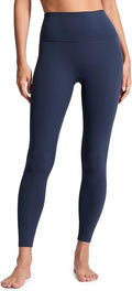 CRZ YOGA Butterluxe No Front Seam Yoga Leggings 25" - High Waisted Womens Lounge Pants Pilates Workout Athletic Buttery Soft