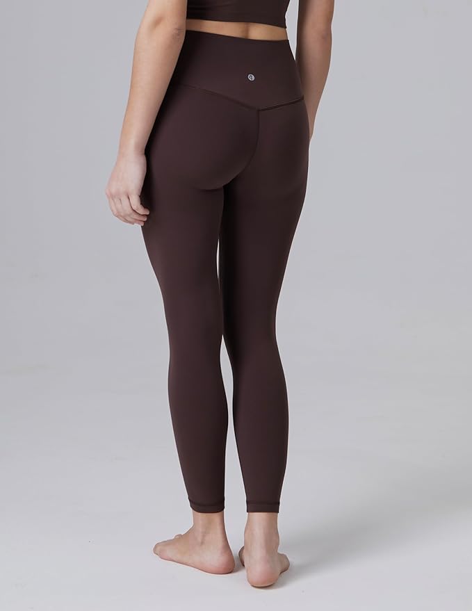 Colorfulkoala Dreamlux No Front Seam Leggings for Women 25"/28" Inseam, High Waisted Buttery Soft Yoga Pants