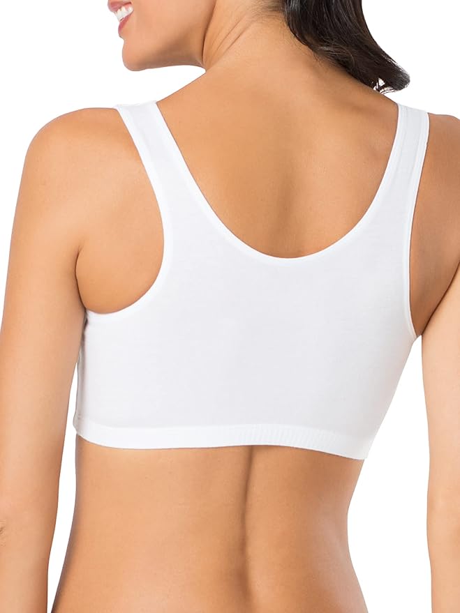Fruit of the Loom Women's Cotton Tank Bra for Women - Ultimate Comfort & Breathable Fit