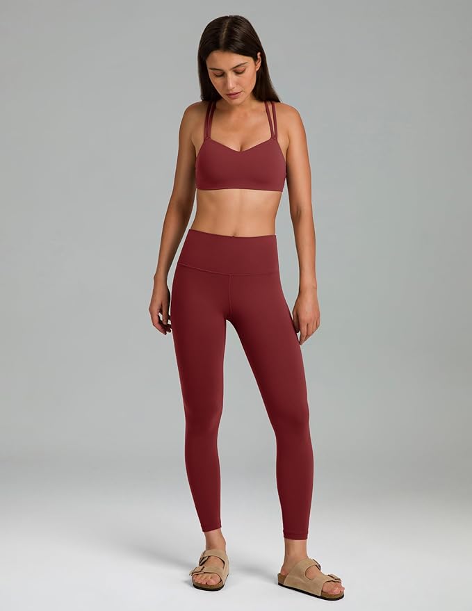 Colorfulkoala Women's Dreamlux High Waisted Workout Leggings 25" / 28" Inseam Yoga Pants