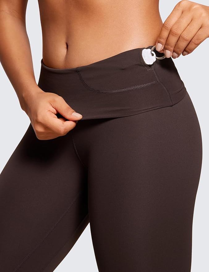 CRZ YOGA Butterluxe Super High Waist Leggings 25"- Buttery Soft Womens Yoga Pants Workout Over Belly