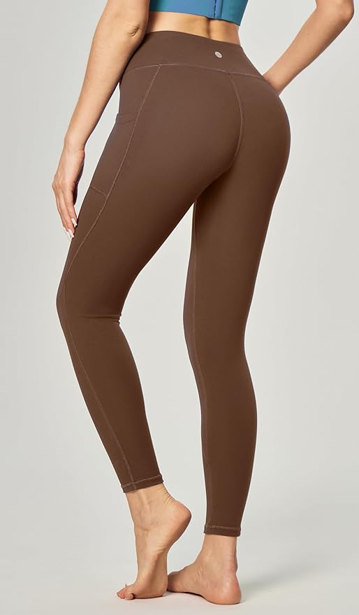 Heathyoga Leggings with Pockets for Women Tummy Control High Waisted Yoga Pants Women Compression Workout Leggings