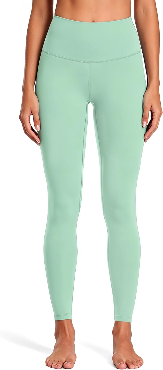 Colorfulkoala Women's High Waisted Tummy Control Workout Leggings 7/8 Length Ultra Soft Yoga Pants 25"