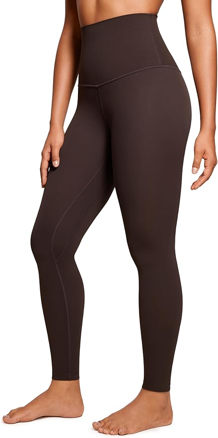 CRZ YOGA Butterluxe Super High Waist Leggings 28" - Full Length Buttery Soft Womens Yoga Pants Over Belly