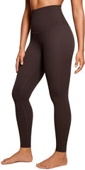 CRZ YOGA Butterluxe Super High Waist Leggings 28" - Full Length Buttery Soft Womens Yoga Pants Over Belly