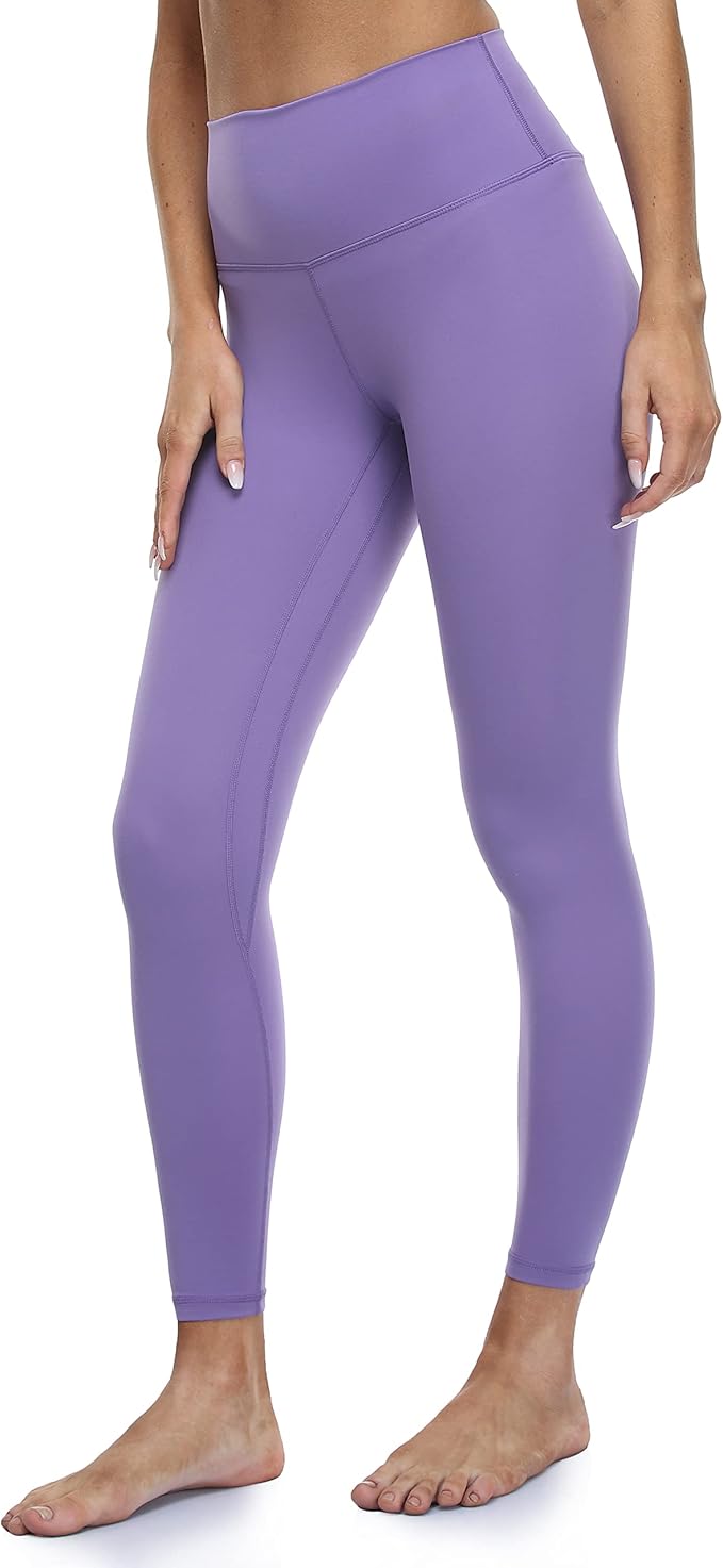 YUNOGA Women's Ultra Soft High Waisted Seamless Leggings Tummy Control Yoga Pants