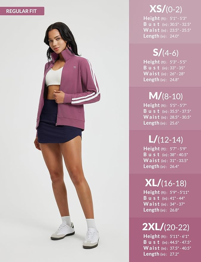 baleaf Women's Fleece Running Jackets Full Zip Warm Sweatshirts Jackets Winter Cold Weather Workout Athletic Sports Leisure