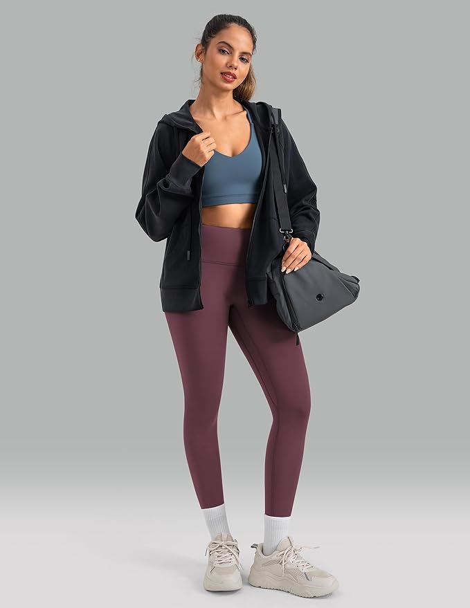 Colorfulkoala Dreamlux No Front Seam Leggings for Women 25"/28" Inseam, High Waisted Buttery Soft Yoga Pants