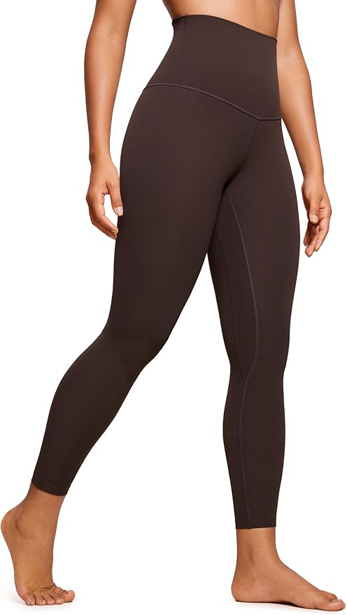 CRZ YOGA Butterluxe Super High Waist Leggings 25"- Buttery Soft Womens Yoga Pants Workout Over Belly