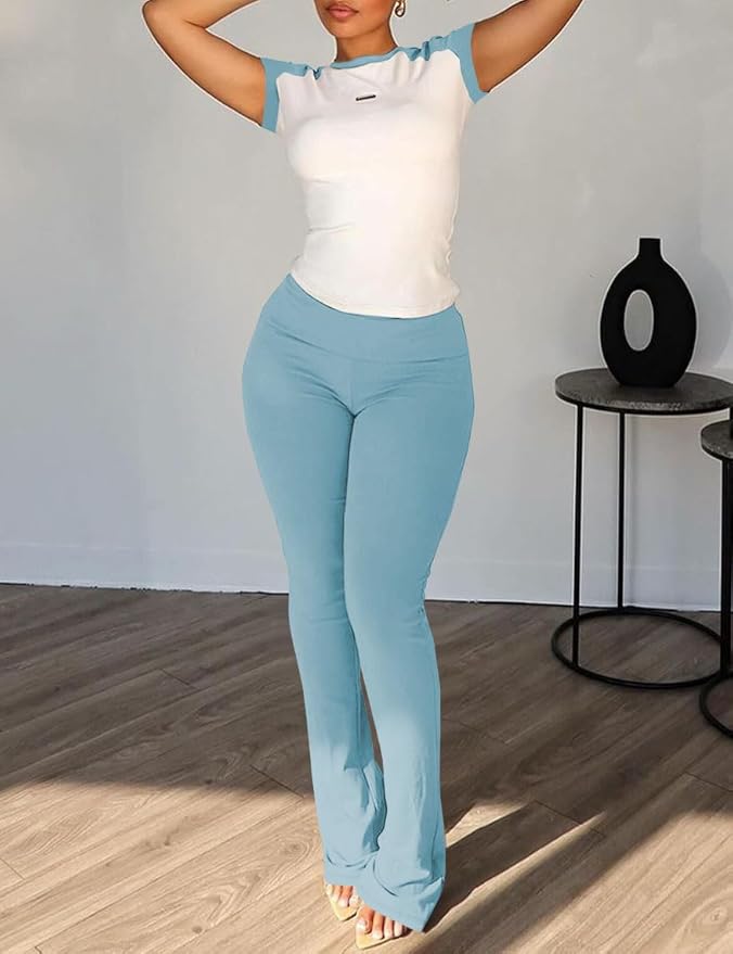 Nimsruc 2 Piece Outfits for Women Casual Sweat Sets