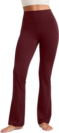 CRZ YOGA Butterluxe Flare Leggings 29"/30.5"/32"/33.5" - High Waist Bootcut Wide Leg Lounge Womens Yoga Pants with Pocket
