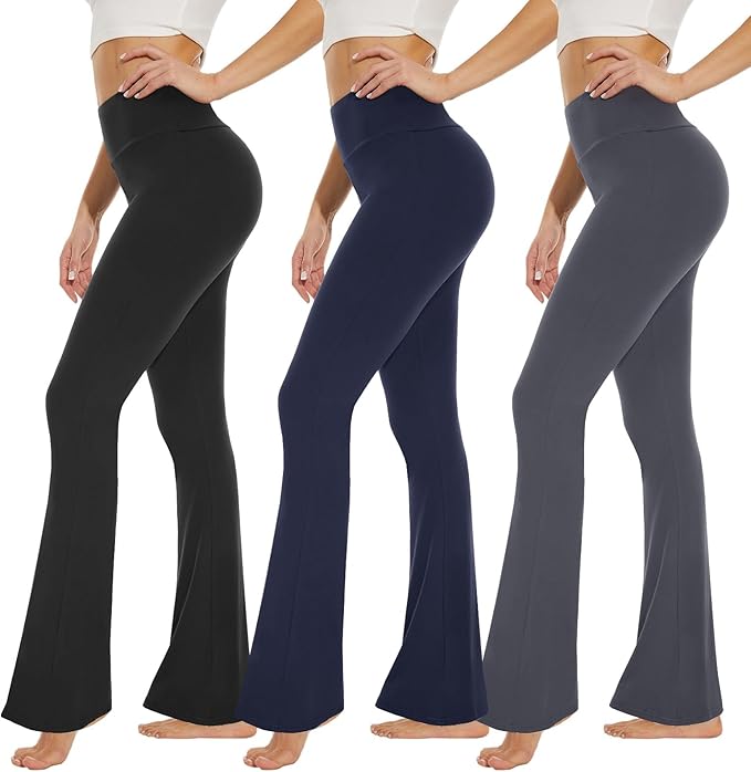 High Waisted Leggings for Women - Soft Athletic Tummy Control Yoga Pants for Cycling Dance Tights