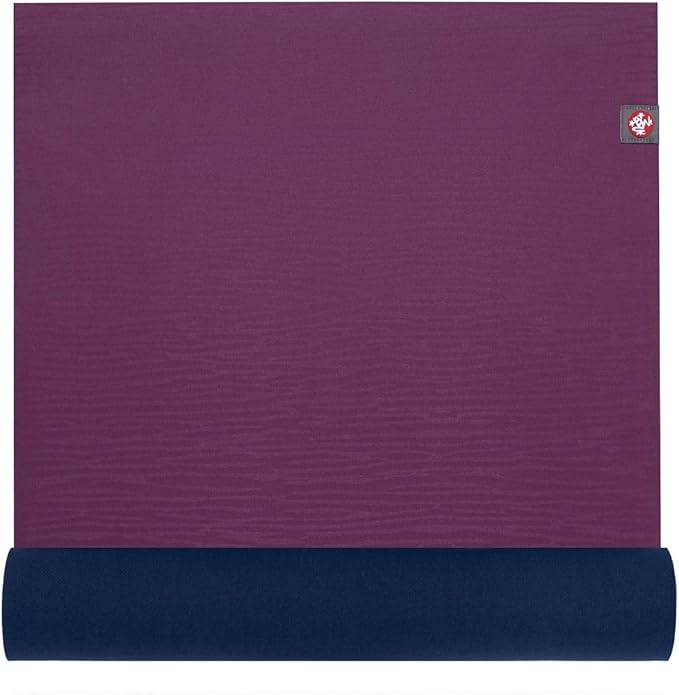 Manduka eKOLite Yoga Mat - 4mm Natural Rubber | Eco-Friendly | Soft Textured Surface | Natural Next-to-Skin Feel