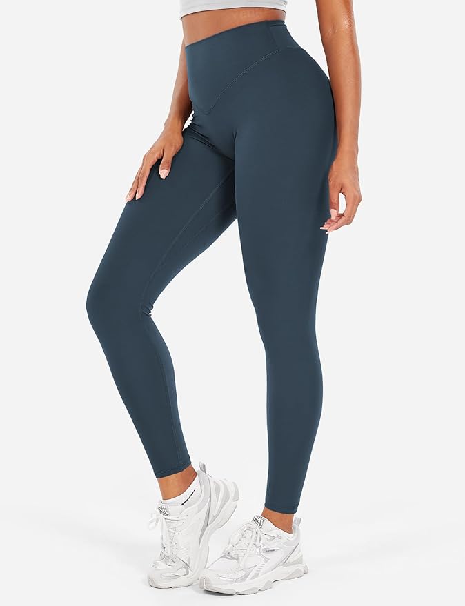 YEOREO Workout Leggings for Women Hidden Scrunch Tummy Control Leggings Agathia High Waisted Gym Yoga Pants