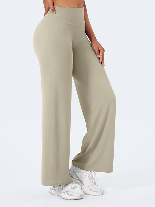 YEOREO Workout Leggings Womens No Front Seam Straight Leggings 29"/ 31.5"/ 33"/ 35" High Waist Buttery Eddiy Gym Yoga Pants