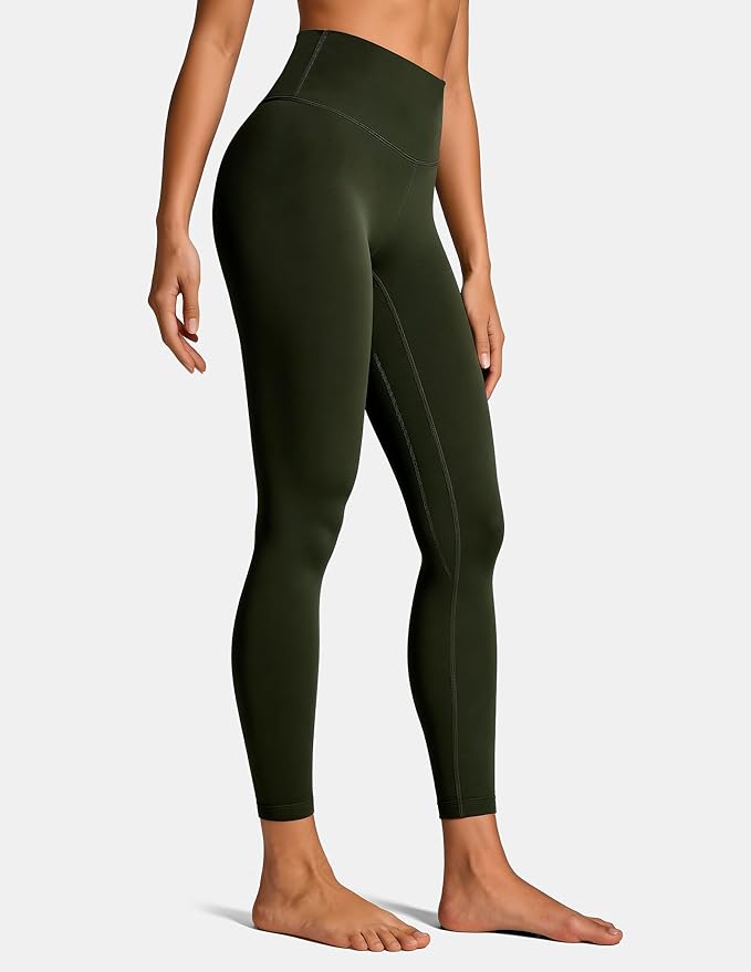 Colorfulkoala Women's High Waisted Tummy Control Workout Leggings 7/8 Length Ultra Soft Yoga Pants 25"