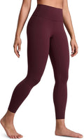 CRZ YOGA SculptAir No Front Seam Yoga Leggings 25" - High Waisted Womens Pants Workout Pilates Athletic V Back Buttery Soft