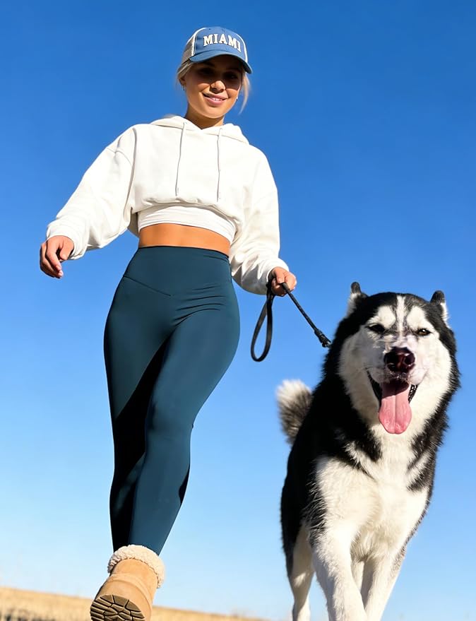YEOREO Workout Leggings for Women Hidden Scrunch Tummy Control Leggings Agathia High Waisted Gym Yoga Pants