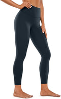 CRZ YOGA Brushed Naked Feeling Workout Leggings 25" - High Waisted Gym Compression Tummy Control Womens Yoga Pants