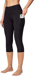 Ewedoos Capri Leggings for Women High Waisted Yoga Pants with Pockets for Women Tummy Control Workout Leggings Yoga Capris
