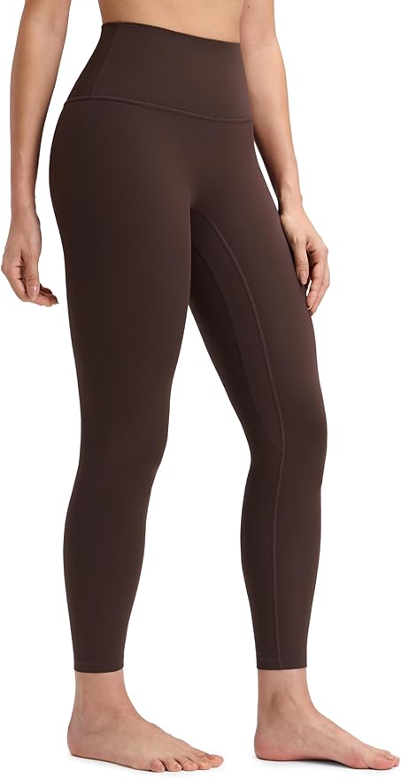CRZ YOGA Butterluxe No Front Seam Yoga Leggings 25" - High Waisted Womens Lounge Pants Pilates Workout Athletic Buttery Soft