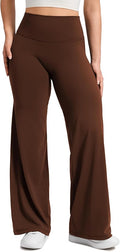 CRZ YOGA Softretch No Front Seam Wide Leg Pants 28''/ 30''/ 32" for Women - High Waist Yoga Lounge Buttery Soft Comfy Casual
