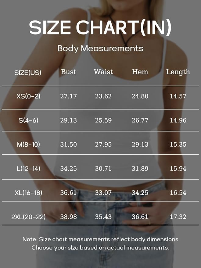 PINKMSTYLE Women's Basic Double Lined Scoop Neck Tank Tops Adjustable Cami Tank Summer Sleeveless Tops