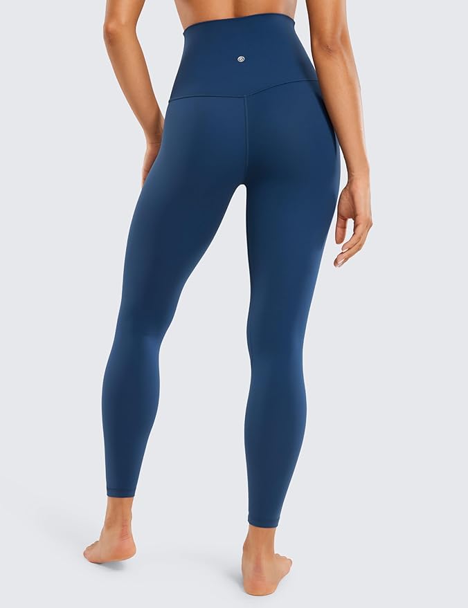 CRZ YOGA Butterluxe Super High Waist Leggings 25"- Buttery Soft Womens Yoga Pants Workout Over Belly