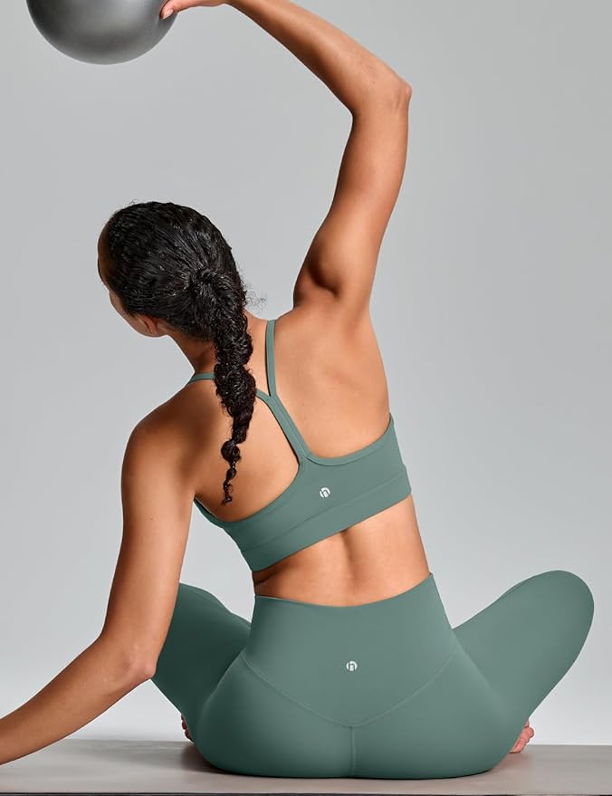 HeyNuts Yoga Pro Leggings 25'', Light to Medium Support, Buttery Soft 7/8 Lounge Yoga Pants