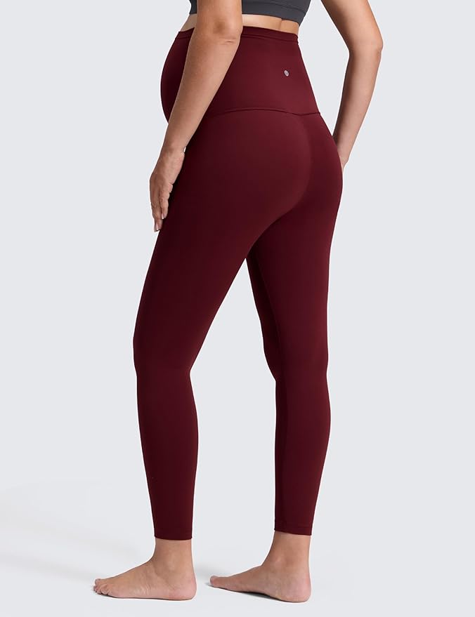 CRZ YOGA Butterluxe Maternity Leggings 25" - Over The Belly Buttery Soft Workout Activewear Yoga Womens Pregnancy Pants