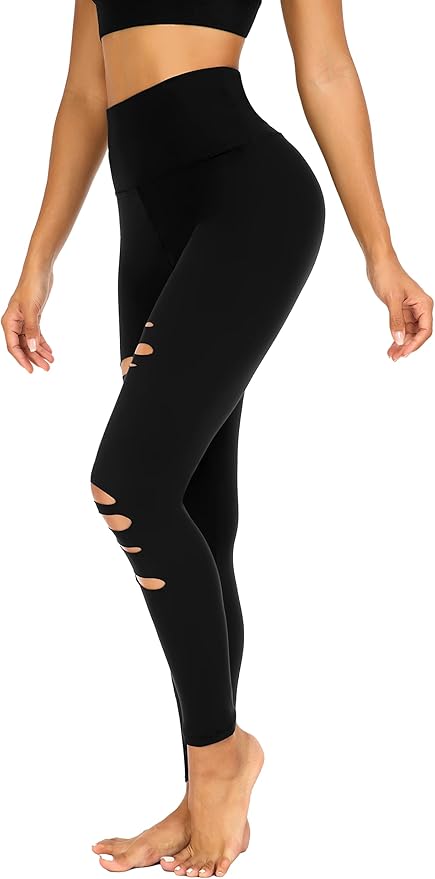 FULLSOFT Buttery Soft Leggings for Women - High Waisted Tummy Control No See Through Workout Yoga Cycling Tights Pants