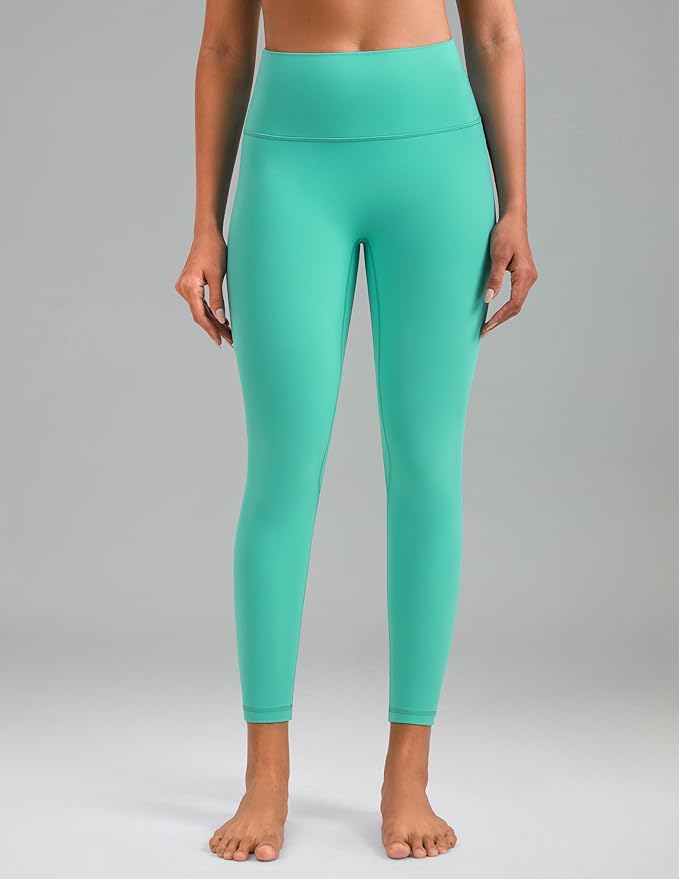 Colorfulkoala Dreamlux No Front Seam Leggings for Women 25"/28" Inseam, High Waisted Buttery Soft Yoga Pants