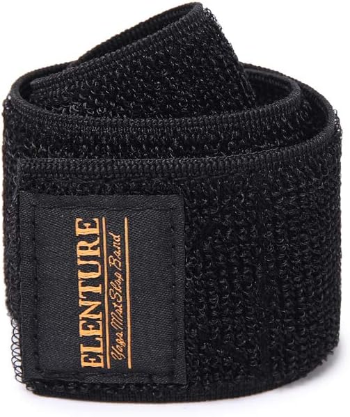 Adjustable Heavy-Duty Yoga Mat Strap - Elastic Bungee Wrap Organizer for Workout, Exercise, and Pilates Mat Storage