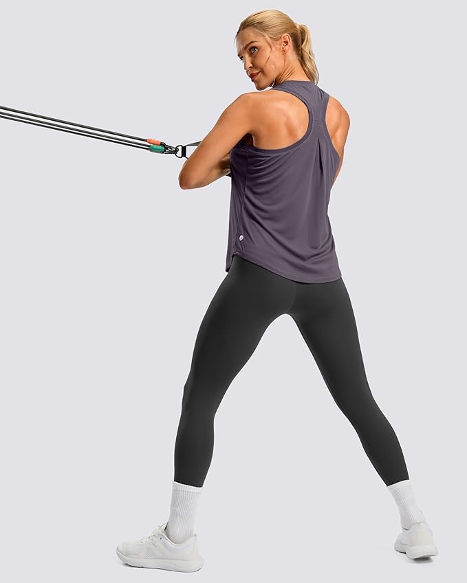 G Gradual Women's Workout Tank Tops Racerback Athletic Yoga Tops Loose Fit Sleeveless Running Gym Sports Shirts for Women