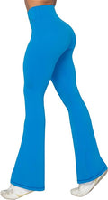 Sunzel Flare Leggings, Crossover Yoga Pants with Tummy Control, High-Waisted and Wide Leg