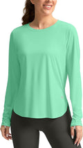 Women's Sun Shirts UPF 50+ Long Sleeve UV Protection Shirt Lightweight Quick Dry Workout Hiking Tops for Women