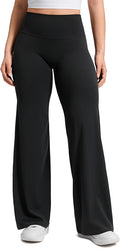 CRZ YOGA Softretch No Front Seam Wide Leg Pants 28''/ 30''/ 32" for Women - High Waist Yoga Lounge Buttery Soft Comfy Casual