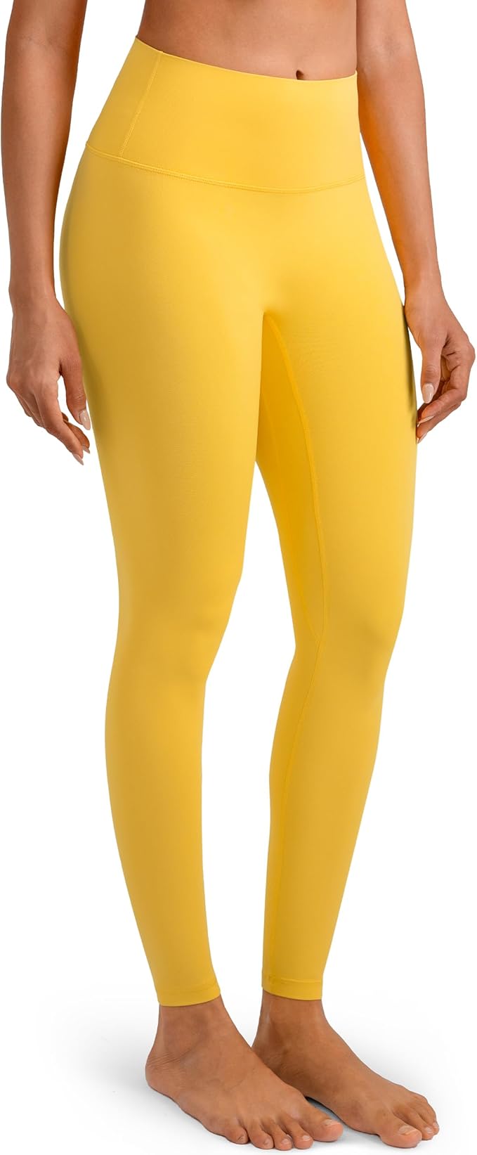 Colorfulkoala Dreamlux No Front Seam Leggings for Women 25"/28" Inseam, High Waisted Buttery Soft Yoga Pants
