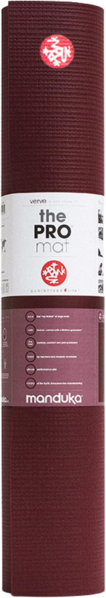 Manduka PRO Yoga Mat – Premium 6mm Thick Mat, High Performance Grip, Ultra Dense Cushioning for Support and Stability in Yoga, Pilates, Gym and Any General Fitness
