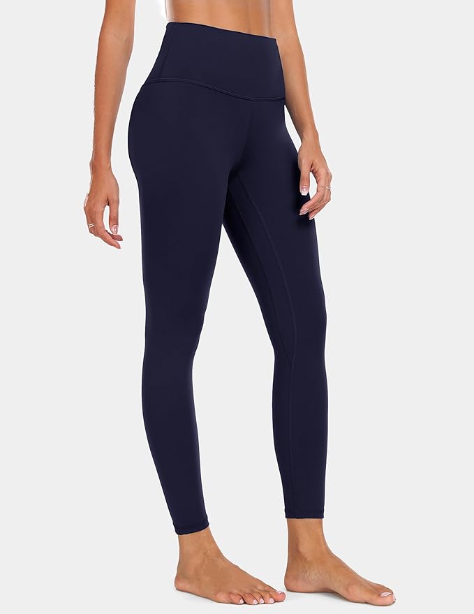 Colorfulkoala Women's High Waisted Tummy Control Workout Leggings 7/8 Length Ultra Soft Yoga Pants 25"