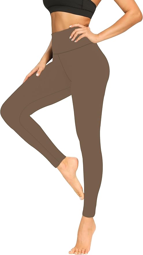 FULLSOFT Buttery Soft Leggings for Women - High Waisted Tummy Control No See Through Workout Yoga Cycling Tights Pants