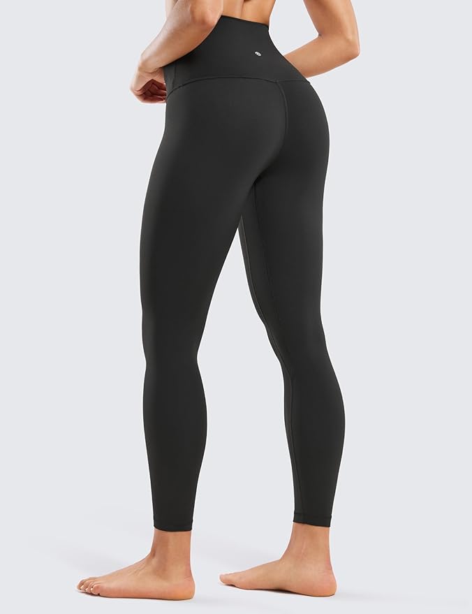 CRZ YOGA Butterluxe Super High Waist Leggings 25"- Buttery Soft Womens Yoga Pants Workout Over Belly