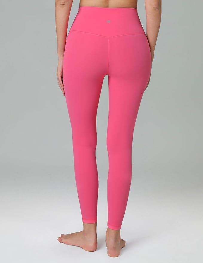 Colorfulkoala Dreamlux No Front Seam Leggings for Women 25"/28" Inseam, High Waisted Buttery Soft Yoga Pants