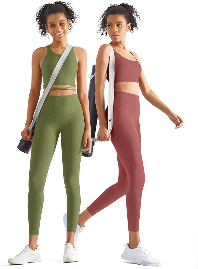 3 Pack Leggings with Pockets for Women,Butt Lift High Waisted Tummy Control Workout Yoga Pants Reg & Plus Size