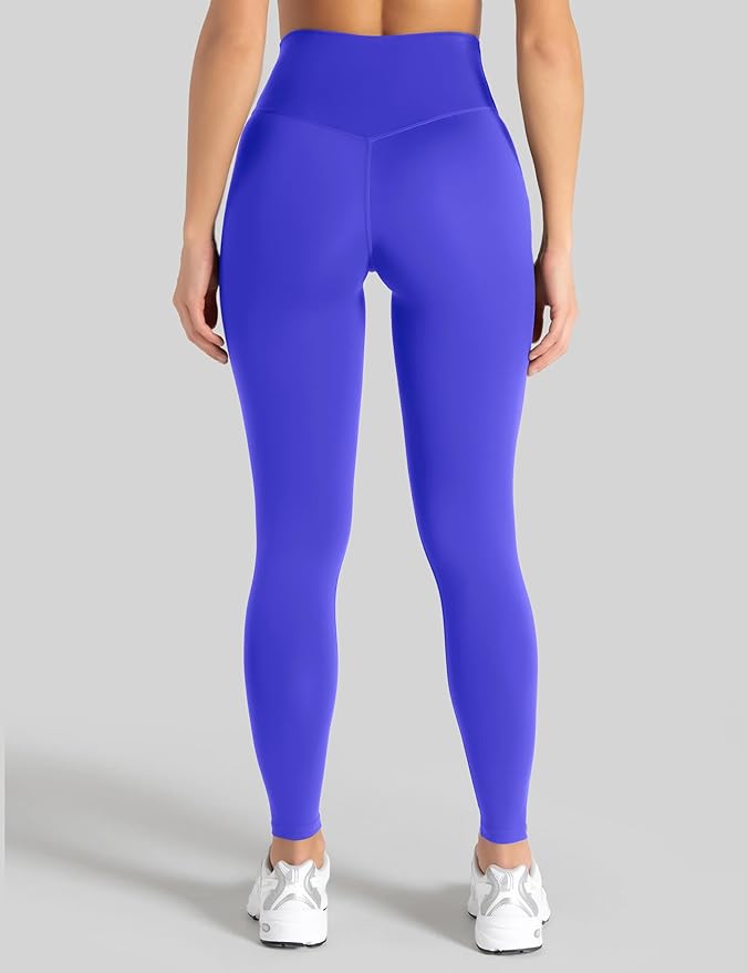 Unthewe Naked-Feel No Front Seam Leggings for Women - High Waisted Buttery Soft Workout Yoga Pants 25"