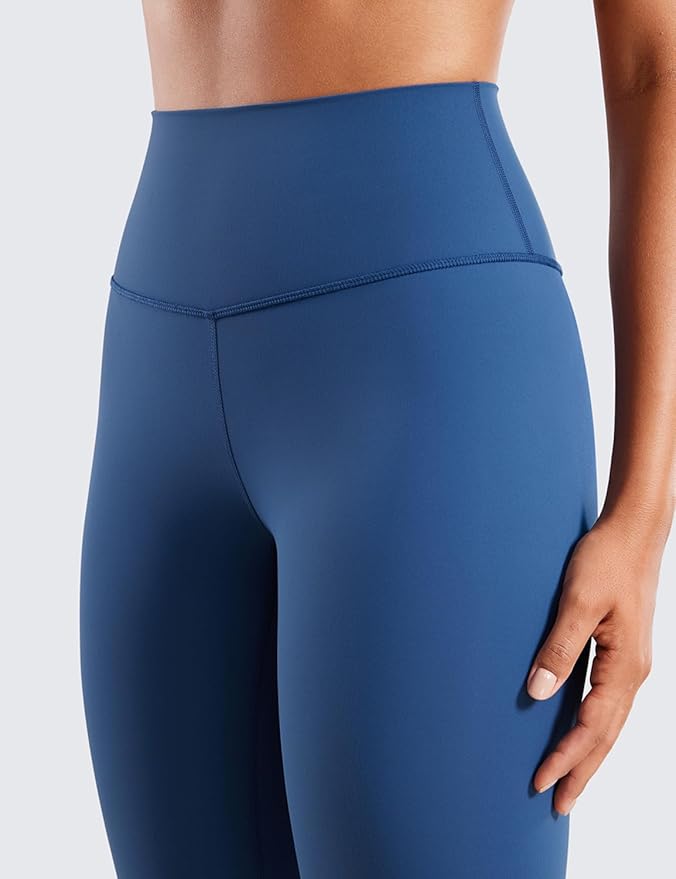 CRZ YOGA Brushed Naked Feeling Workout Leggings 25" - High Waisted Gym Compression Tummy Control Womens Yoga Pants