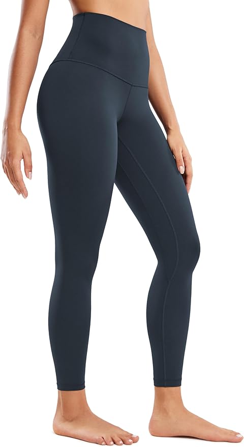 CRZ YOGA Butterluxe Super High Waist Leggings 25"- Buttery Soft Womens Yoga Pants Workout Over Belly