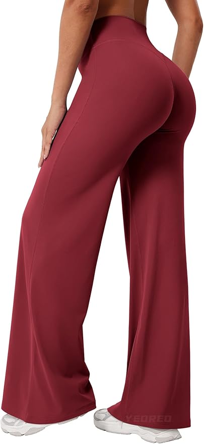YEOREO Workout Leggings Womens No Front Seam Straight Leggings 29"/ 31.5"/ 33"/ 35" High Waist Buttery Eddiy Gym Yoga Pants