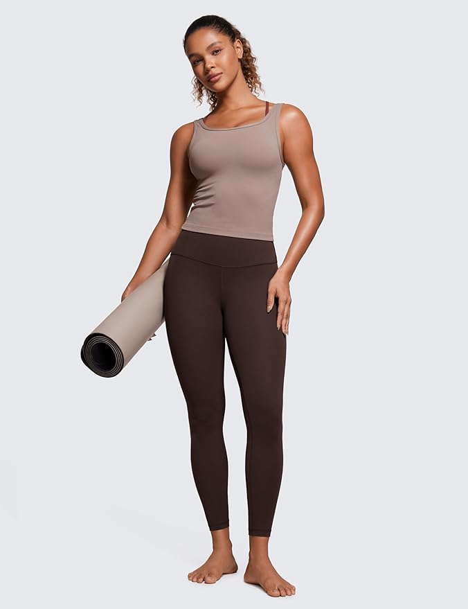 CRZ YOGA Butterluxe Yoga Leggings 25" - High Waisted Buttery Soft Womens Workout Lounge Pants