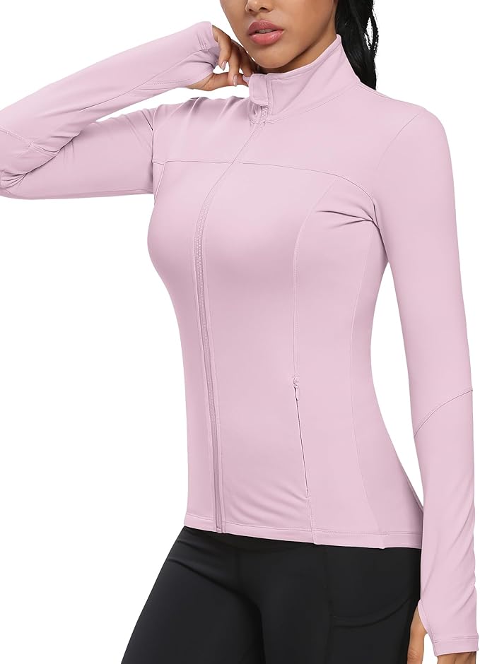 GYM RAINBOW Workout Jackets for Women Athletic Jacket Spring Running Yoga Jackets